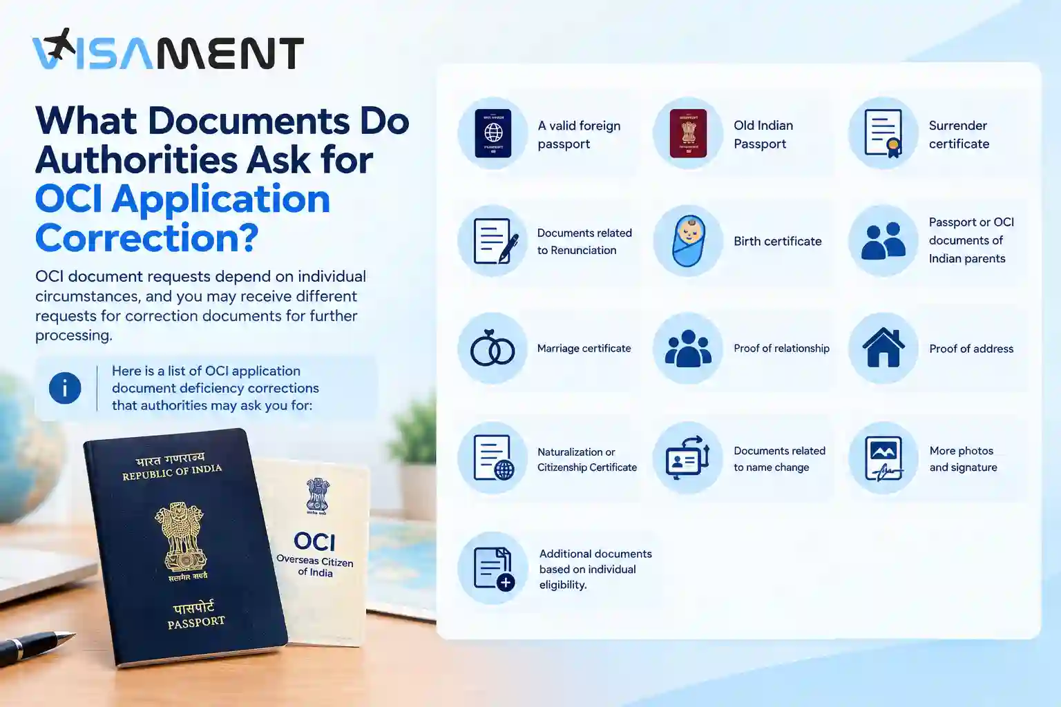 Documents Do Authorities Ask for OCI Application Correction