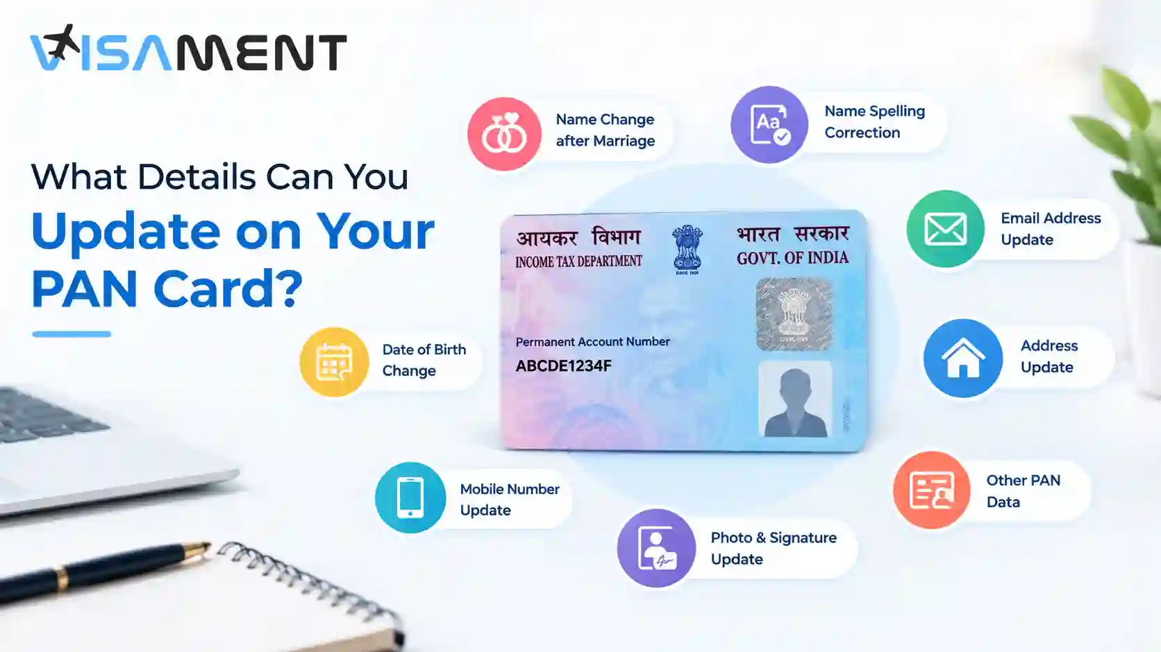 What Details Can You Update on Your PAN Card