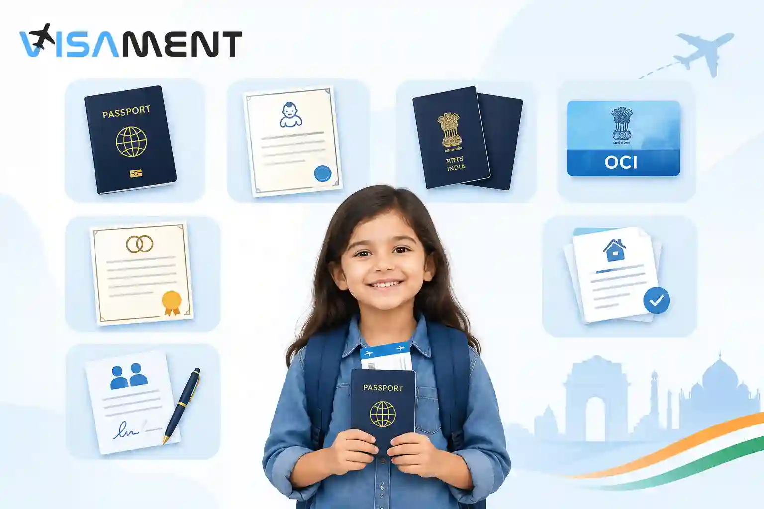 Documents Required for OCI Card for a Minor Child