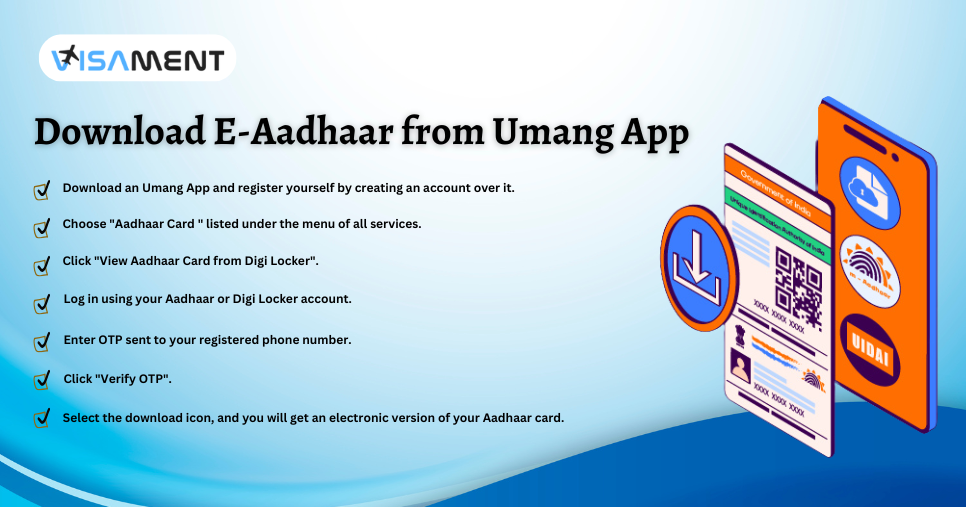 Download E-Aadhaar from the Umang App