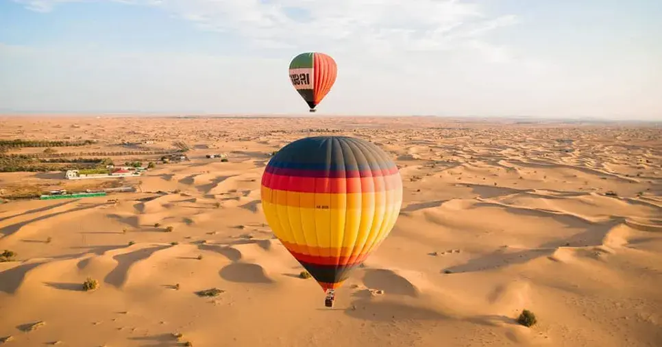Fly with Birds in a Hot Air Balloon