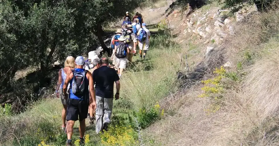 Hiking with Your Friends at Corfu