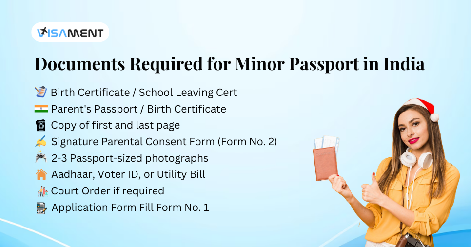 Documents Required for Minor Passport in India