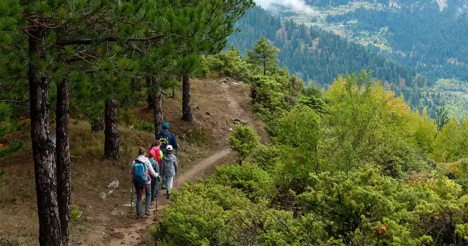 Hiking on The Messavuono Mountains