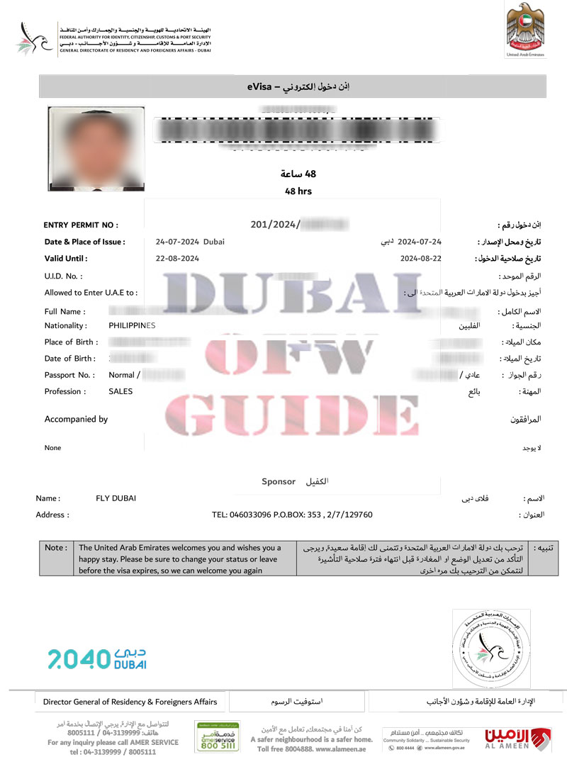 Dubai Transit Visa