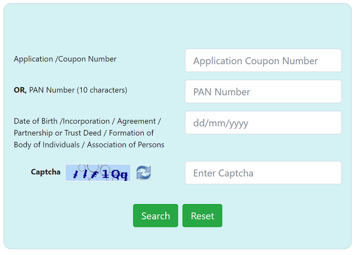 Application or Coupon Numbers Application or Coupon Numbers
