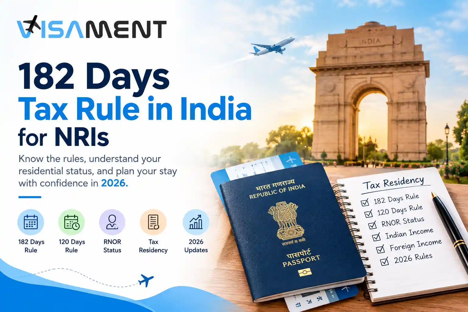 182 Days Tax Rule in India for NRIs: 2026 Guide