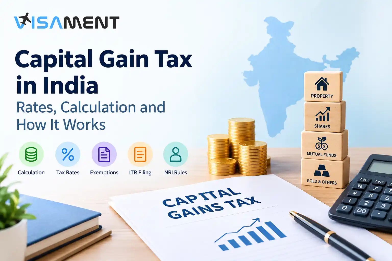 Capital Gain Tax in India: Rates, Calculation and How It Works