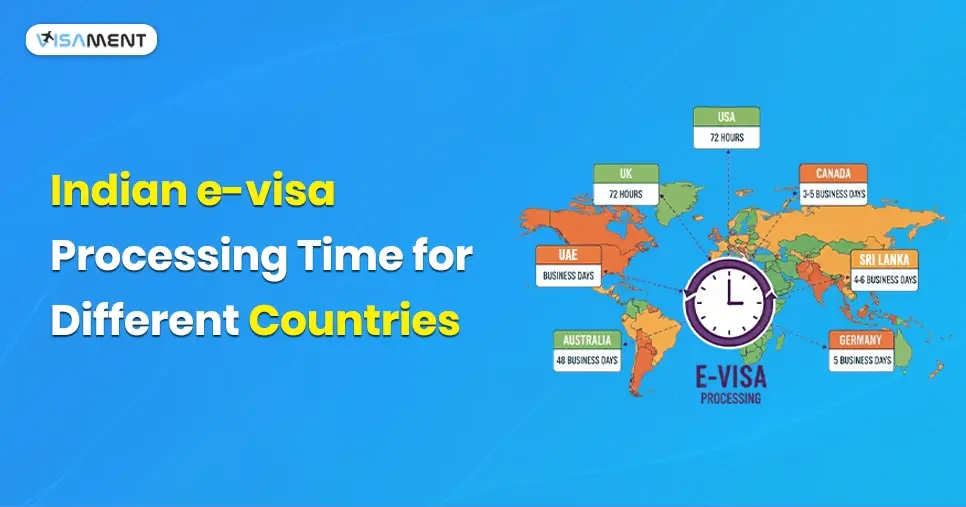 Indian Visa Processing Time for Different Countries