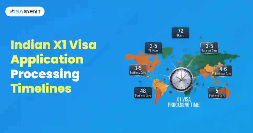 Indian X1 Visa Processing Timelines