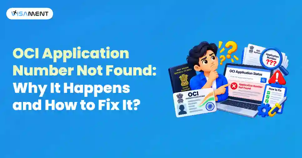 OCI Application Number Not Found: Why It Happens and How to Fix It?