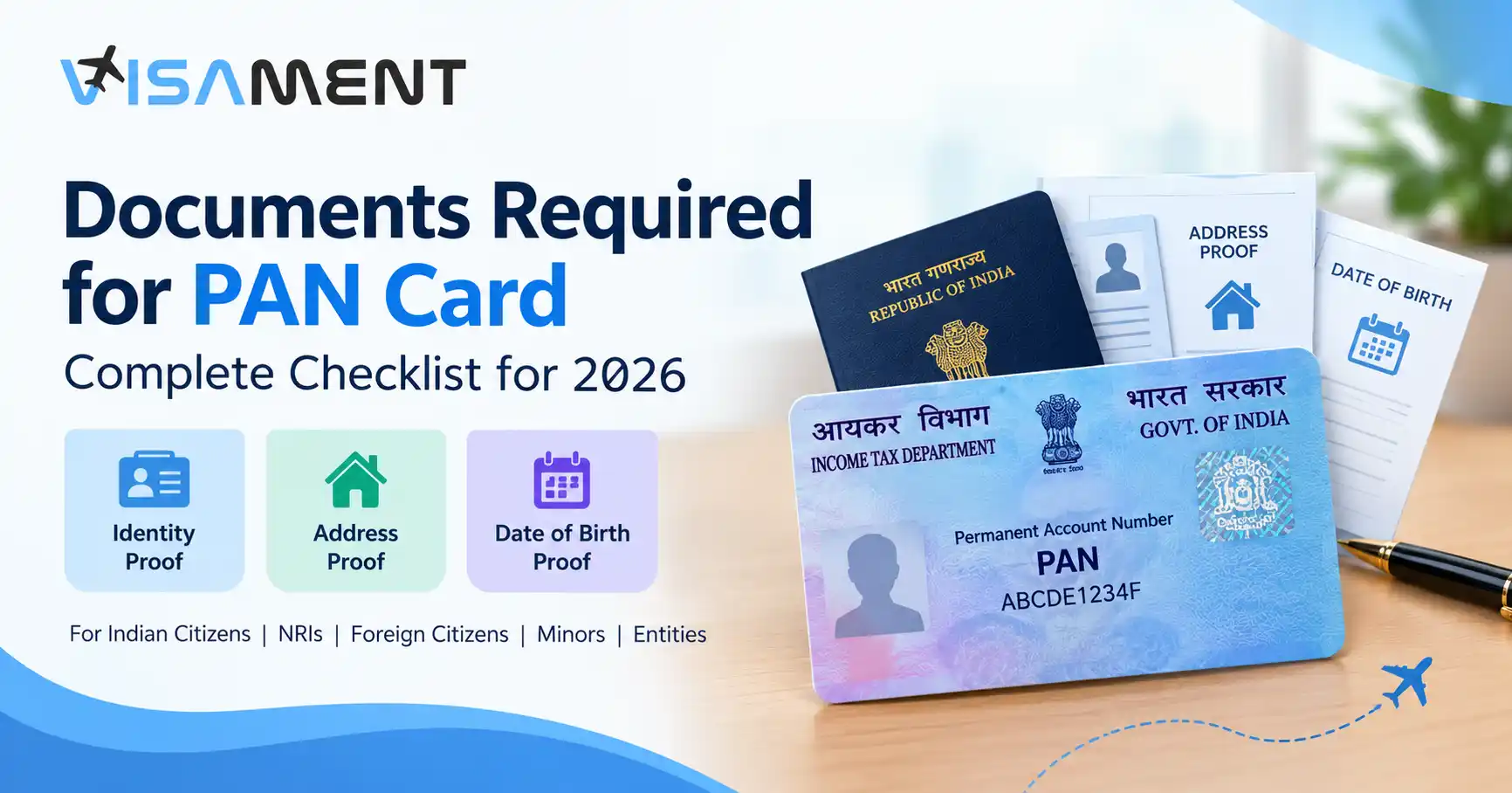 Documents Required for PAN Card: Complete Checklist for 2026