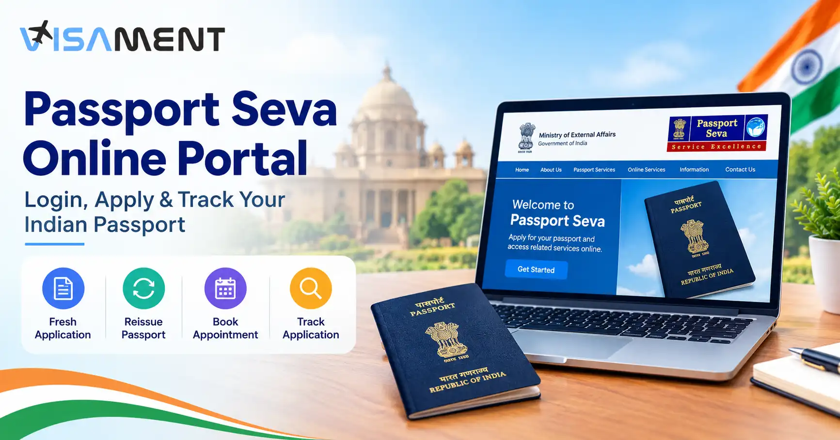 Passport Seva Online Portal: Login, Apply & Track