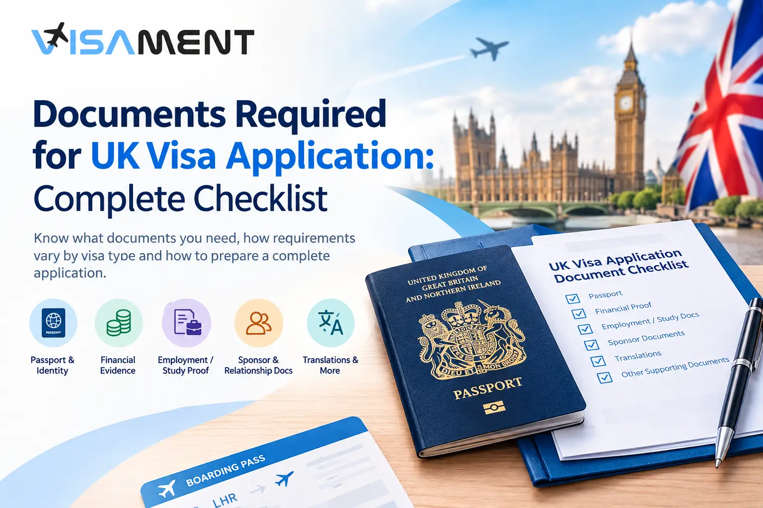 Documents Required for UK Visa Application: Complete Checklist
