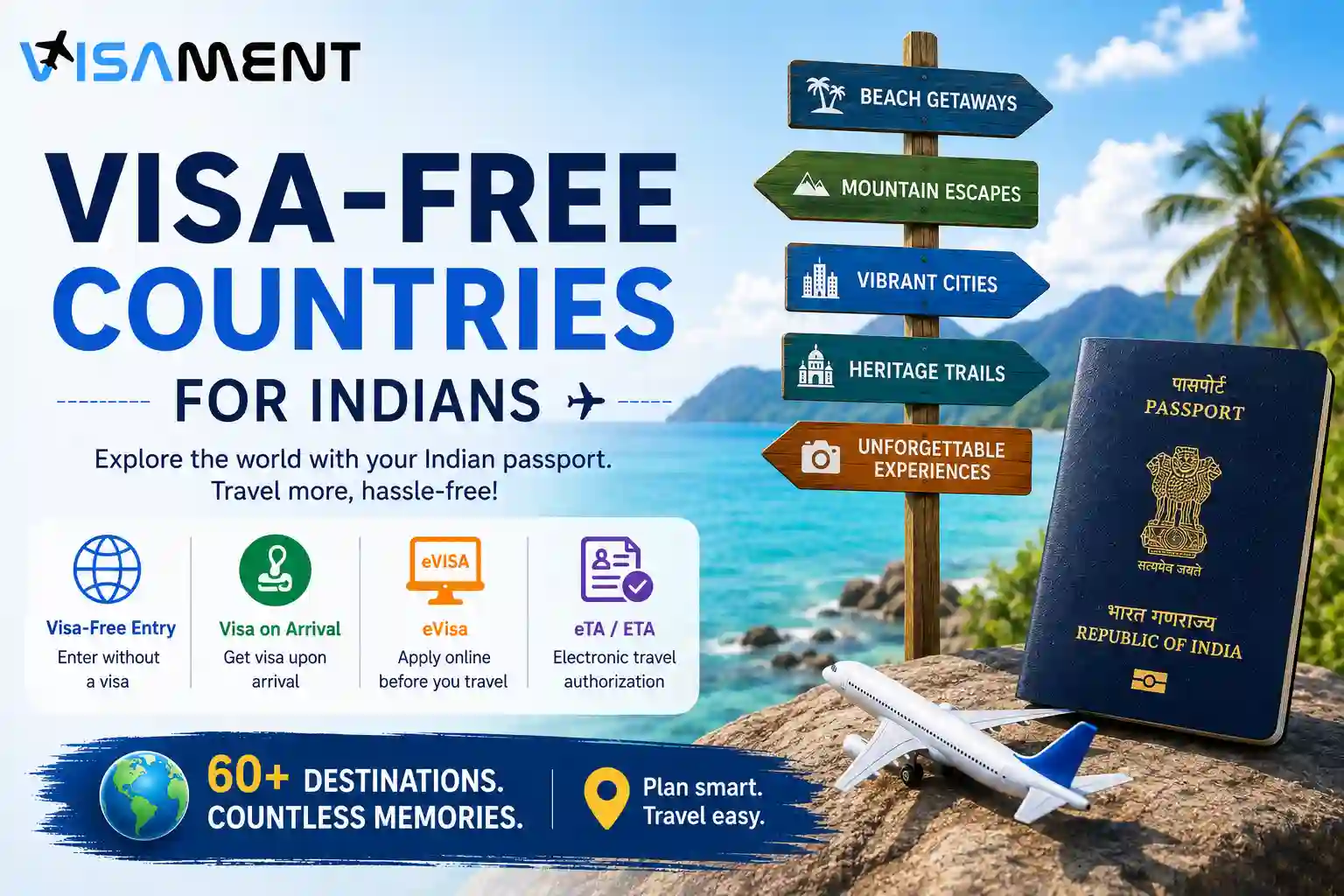 Visa Free Countries for Indians: Complete Guide for Indian Passport Holders