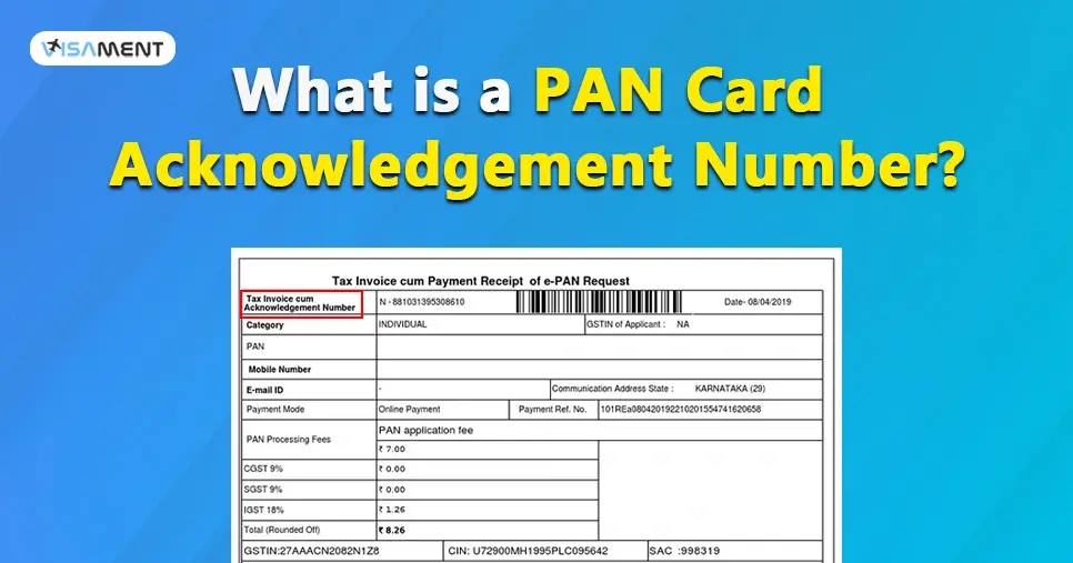 What is PAN Card Acknowledgement Number?